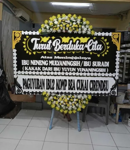 Papan Bunga Duka Setiamulya Tamansari